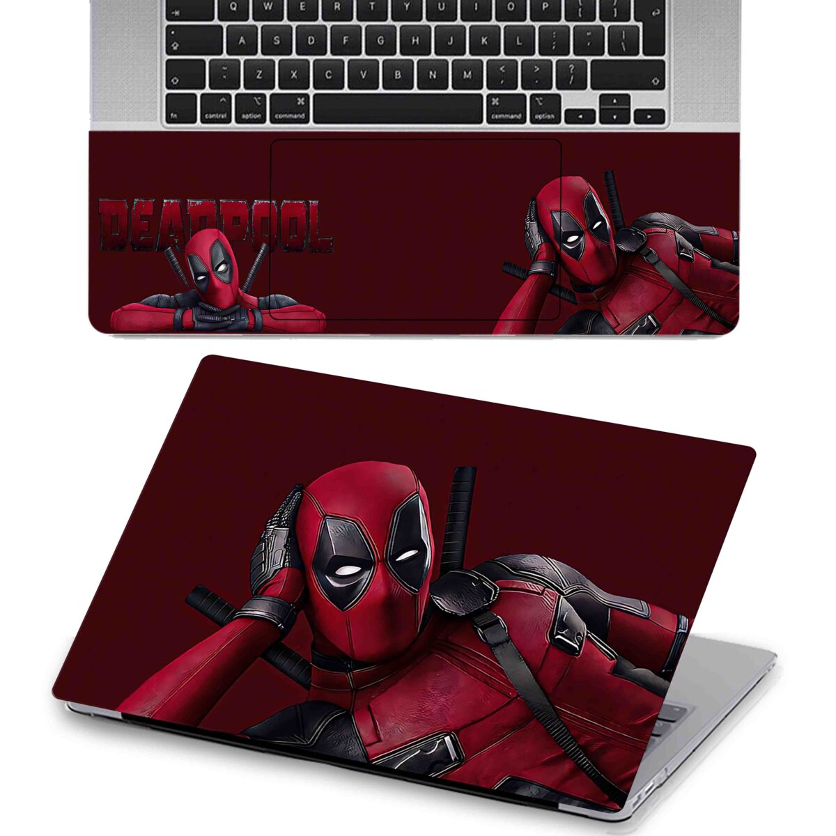 Deadpool vinyl skin – full-body matte Marvel laptop wrap with bold superhero design